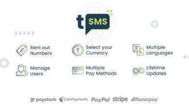 tSMS v2.4 Nulled – Temporary SMS Receiving System – SaaS – Rent out Numbers