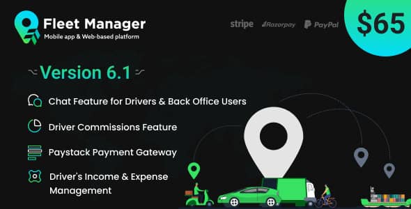 Fleet Manager v6.3.1 Nulled – Vehicle Management & Booking System