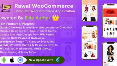 Rawal v3.1.1 Nulled – Ionic Woocommerce & Flutter Woocommerce Full Mobile Application Solution with Setting Plugin
