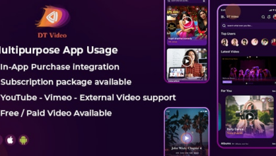 DTVideo v2.0 Nulled – Flutter Multipurpose All In One Videos App + Admin panel