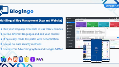 Blogingo v1.0.0 Nulled – Multilingual Blog Management (App and Website)