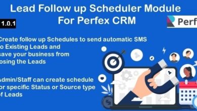 Lead Follow up Scheduler Module for Perfex CRM v1.0.1 Free