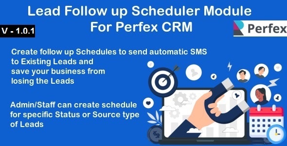 Lead Follow up Scheduler Module for Perfex CRM v1.0.1 Free