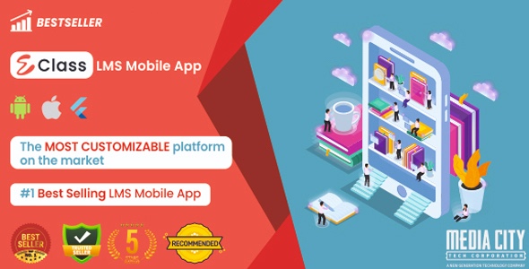 eClass LMS Mobile App v3.1 Nulled - Flutter Android & iOS