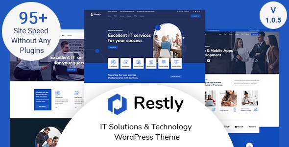 Restly v1.2.3 Nulled – IT Solutions & Technology WordPress Theme