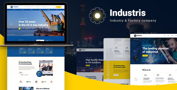 Industris v1.0.7 Nulled – Factory & Business WordPress Theme