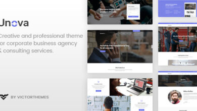 Unova v1.8.0 Nulled - Consulting Business WordPress Theme