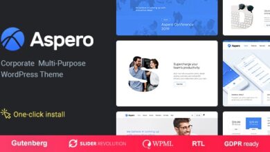 Aspero v1.1.2 Nulled – Business WordPress Theme
