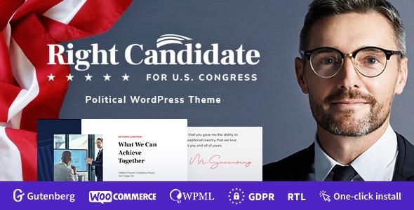 Right Candidate v1.1.1 Nulled - Election Campaign and Political WordPress Theme