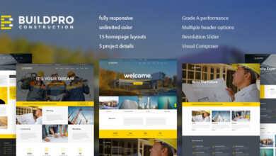 BuildPro v1.1.4 Nulled – Business, Building & Construction WordPress Theme