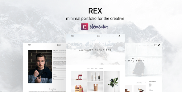 Rex v4.0.0 Nulled – Minimal WordPress Portfolio Theme