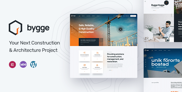 Bygge v1.0.3 Nulled – Construction Theme