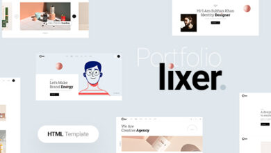Lixer Nulled – Creative Portfolio HTML Template