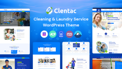 Clentac v1.0 Nulled – Cleaning Services WordPress Theme