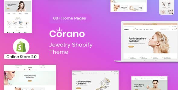 Corano v2.4.9 Nulled – Jewelry Store Shopify Theme OS 2.0