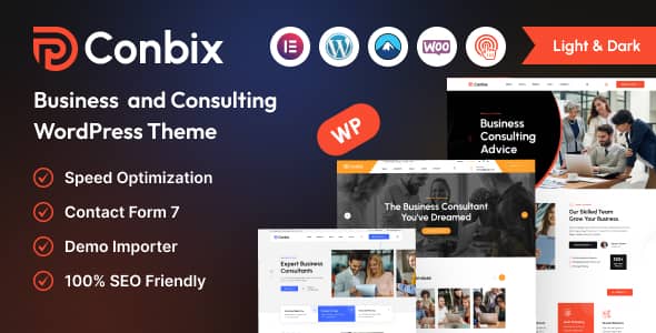 Conbix v1.0.3 Nulled – Business Consulting WordPress Theme