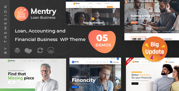 Mentry v2.7 Nulled – Loan and Financial WordPress Theme