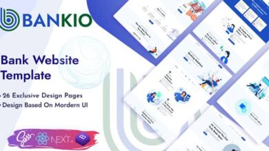 Bankio Nulled – Bank Website React Next Template