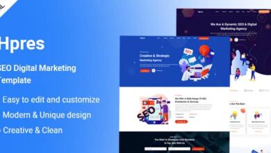 Hpres Nulled – SEO Digital Marketing HTML Template