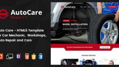 Auto Care v1.1 Nulled – Car Mechanic HTML5 Template