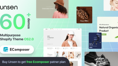Unsen v1.6 Nulled – Multipurpose Shopify Theme OS2.0