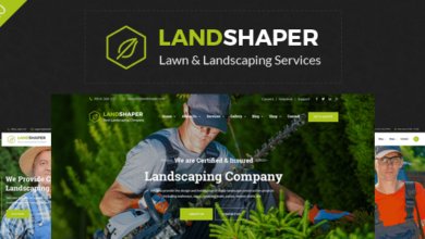 The Landshaper Nulled – Gardening and Lawn HTML Template