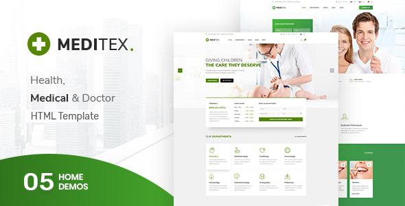 Meditex Nulled – Health and Medical HTML Template