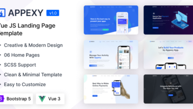 Appexy Nulled – Vue Landing Page Template