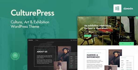 CulturePress v1.4 Nulled - Art & Culture WP theme