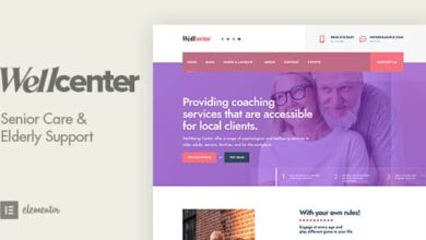 Wellcenter v1.3 Nulled - Senior Care & Support WordPress Theme