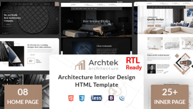 Archtek Nulled - Architecture Interior Design HTML Template