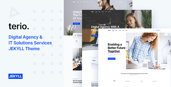 Terio Nulled - Digital Agency & IT Services Jekyll Theme