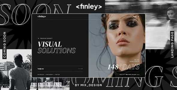 Finley Nulled - Coming Soon and Portfolio Template