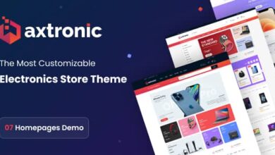 Axtronic v1.8.0 Nulled - Electronics WooCommerce WordPress Theme