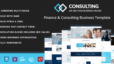 Consulting Nulled - Finance HTML Template