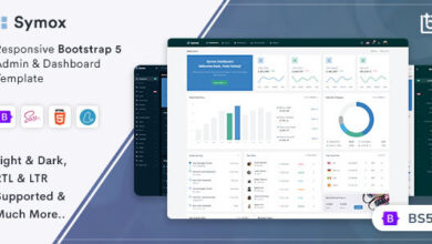 Symox v1.3.0 Nulled - Admin & Dashboard Template