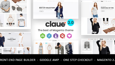 Claue v2.1.18 Nulled - Clean and Minimal Magento Theme