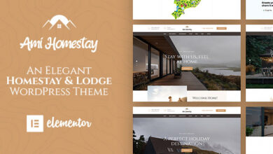 Ami Homestay v1.1.0 Nulled - Hotel Booking WordPress Theme