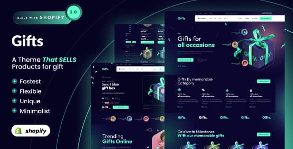 Gifts v1.0 Nulled - Shopify 2.0 Gifts Shop Theme