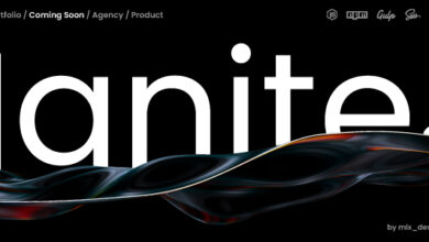 Ignite Nulled - Coming Soon and Landing Page Template