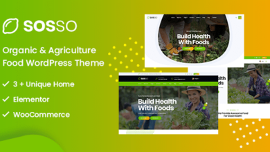 Sosso v1.6.6 Nulled - Agriculture WordPress Theme
