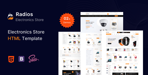 Radios Nulled - Electronics eCommerce HTML Template