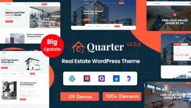 Quarter v2.0.2 Nulled - Real Estate WordPress Theme