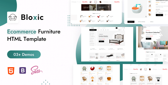 Bloxic Nulled - Furniture Store HTML Template