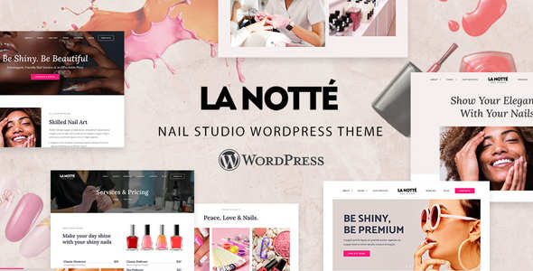 LaNotte v1.0 Nulled - Nail Salon WordPress Theme