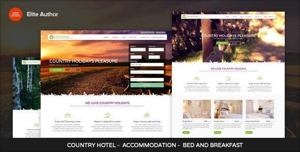 CountryHolidays v1.0 Nulled - WordPress Country Hotel and Bed