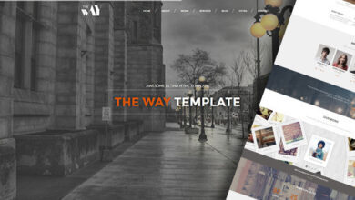 The Way v1.0 Nulled - Creative OnePage & MultiPurpose WP Theme