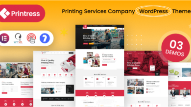 Printress v1.0 Nulled - Printing Services Company WordPress
