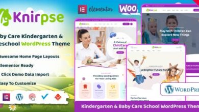 Knirpse v1.1 – Kindergarten & Baby Care WordPress Theme
