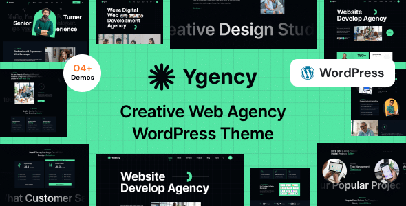 Ygency v1.0.3 Nulled - Web Design Agency WordPress Theme
